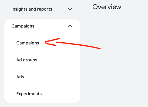 YouTube ads campaign overview