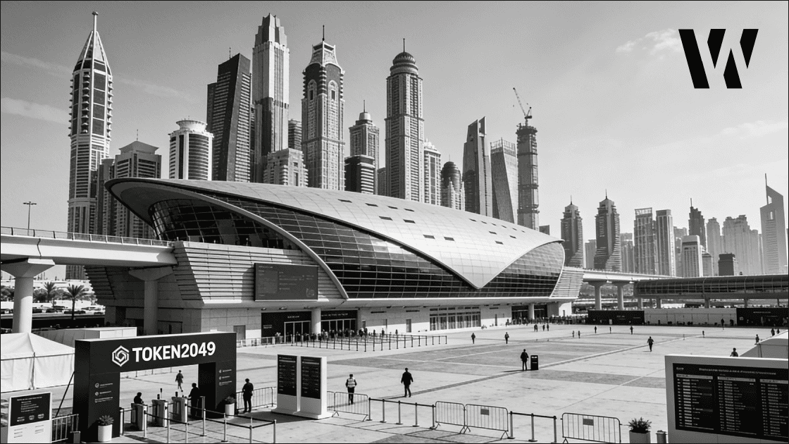 TOKEN2049 Dubai event branding updated with new April 2027 dates