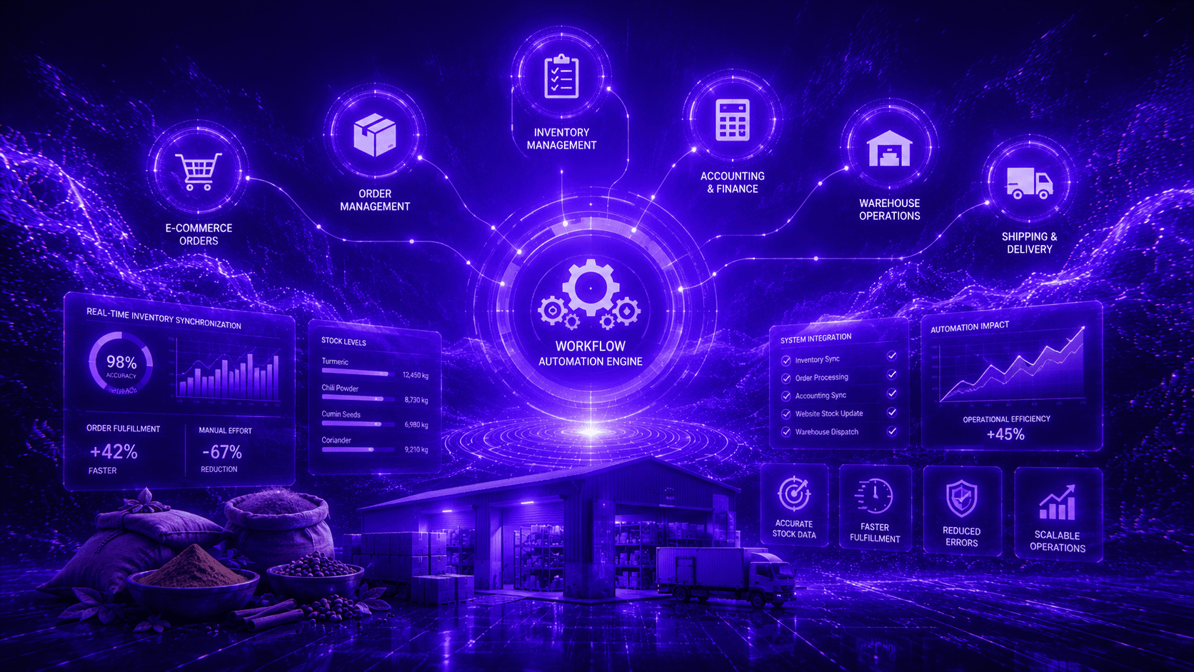 workflow-automation-spice-manufacturing-company