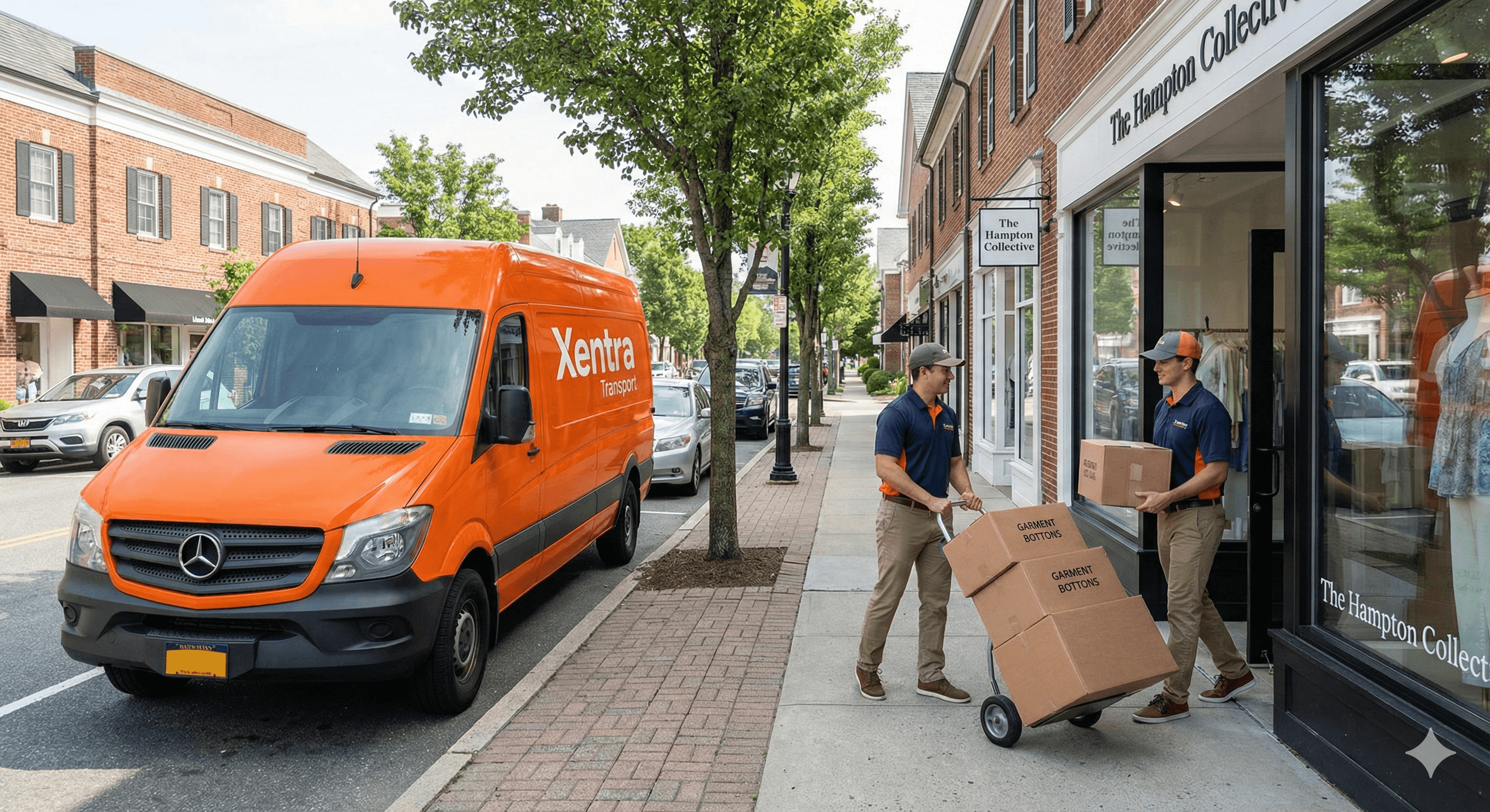 Long island delivery van