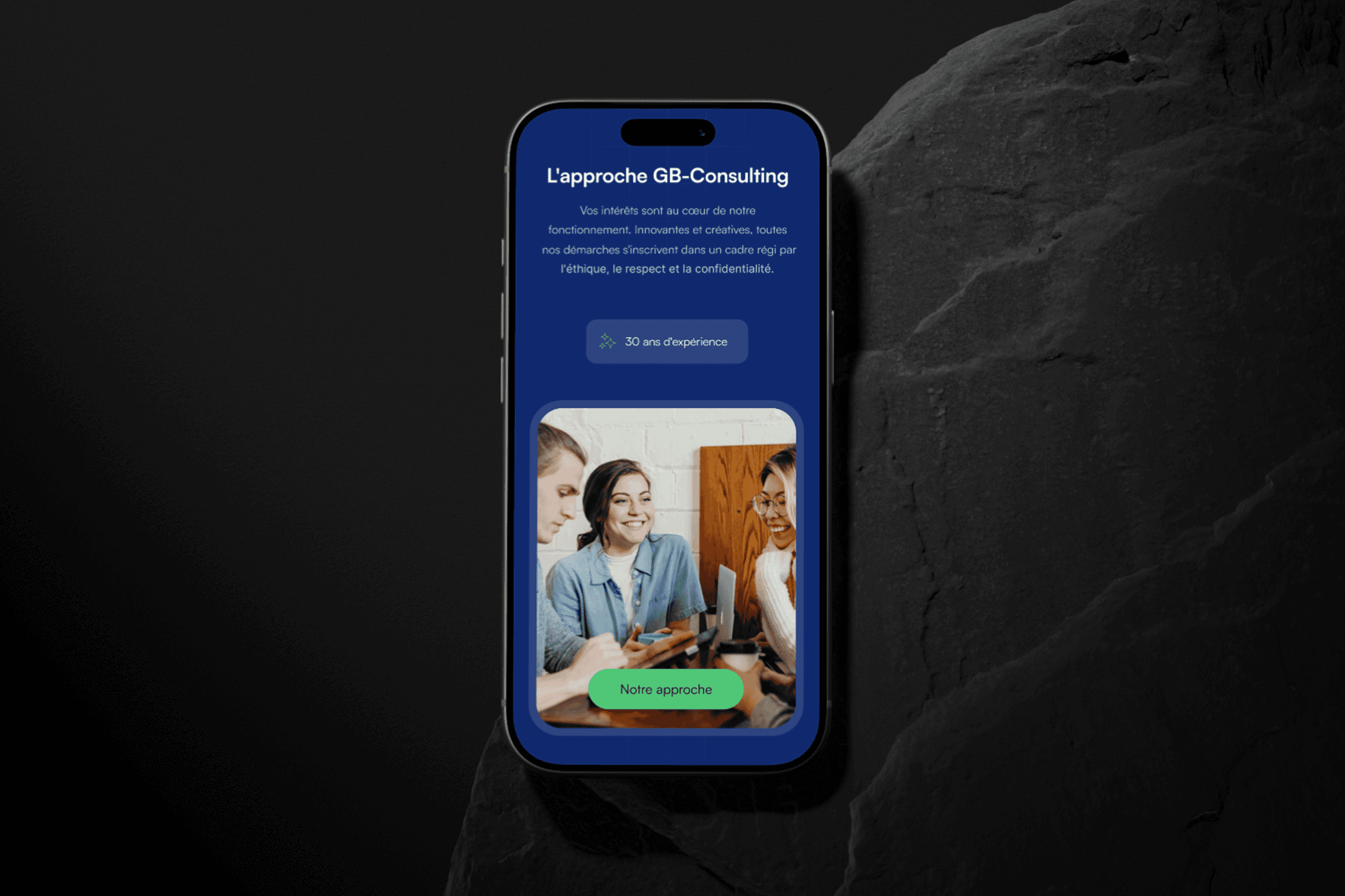 Site internet optimisé sur ordinateur, tablette et mobile.
