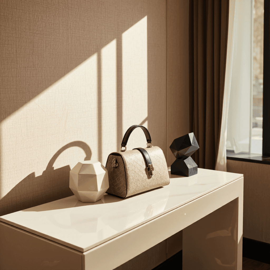 product photography of Luxury fashion accessories