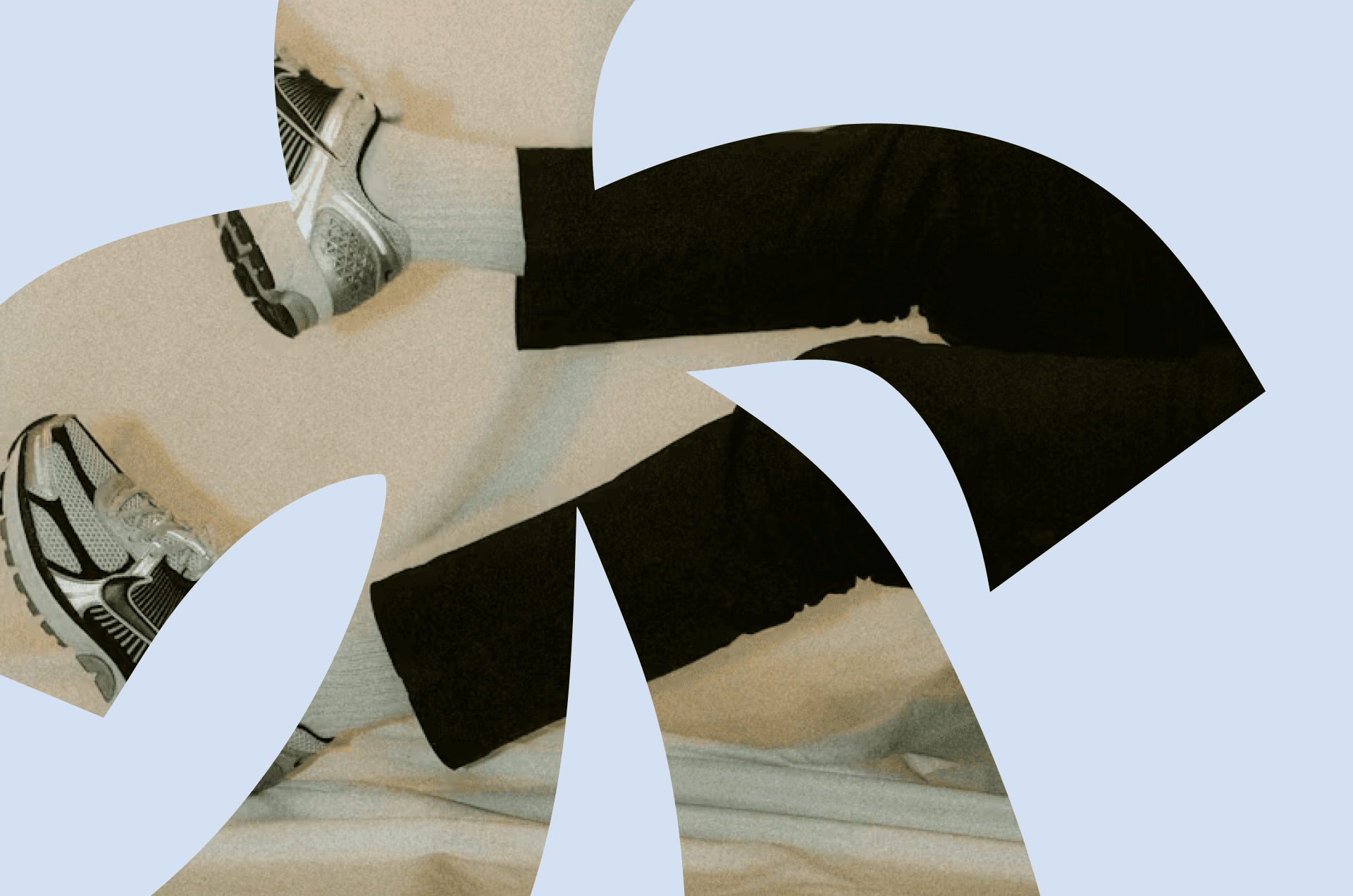 Running legs in sneakers on abstract background, symbolizing fast‑moving revenue teams powered by the top B2B sales tools in 2026