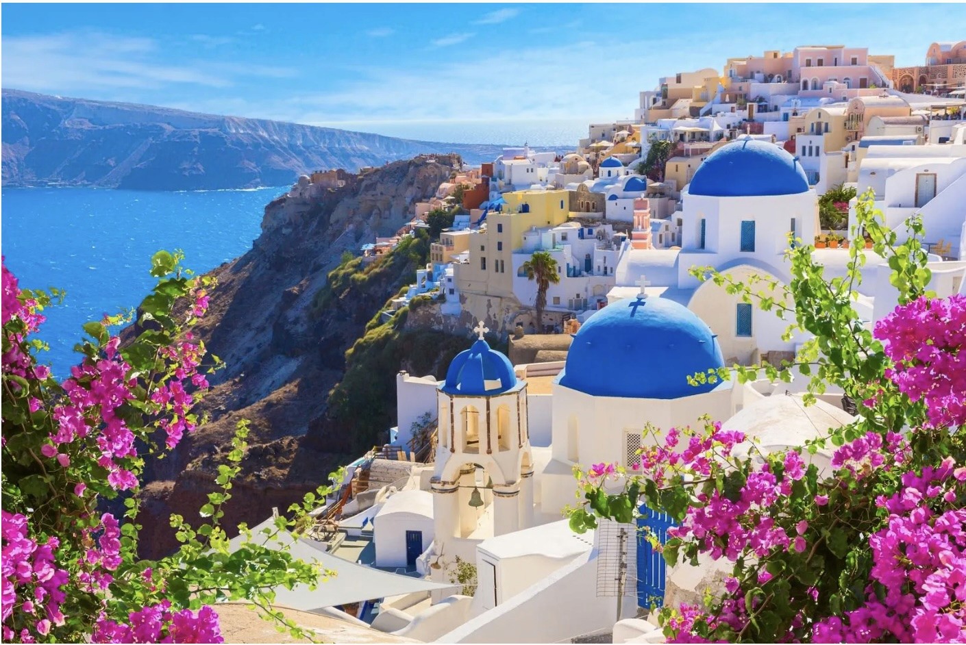 View of Santorini Greece