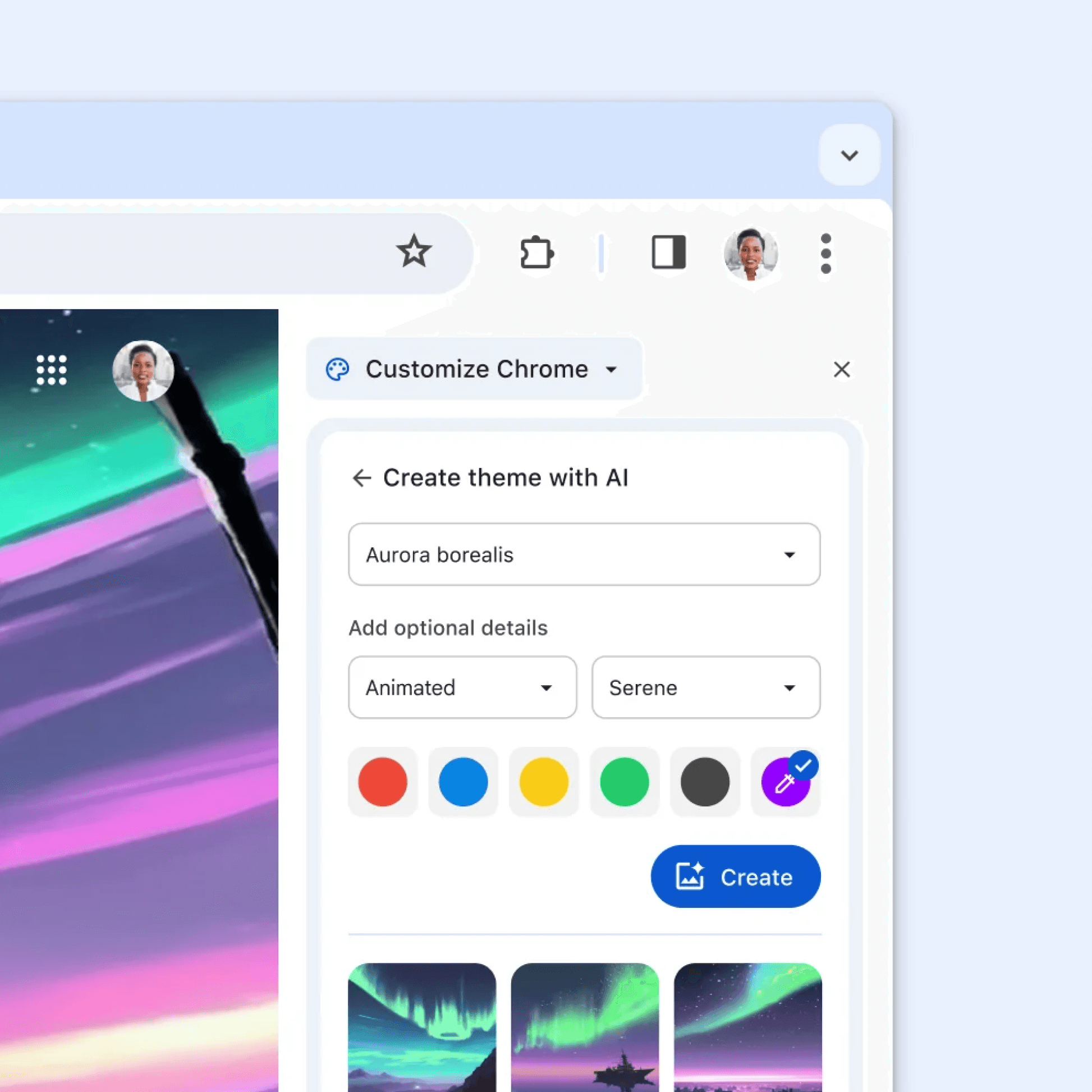 Design guidance for Material You in Chrome