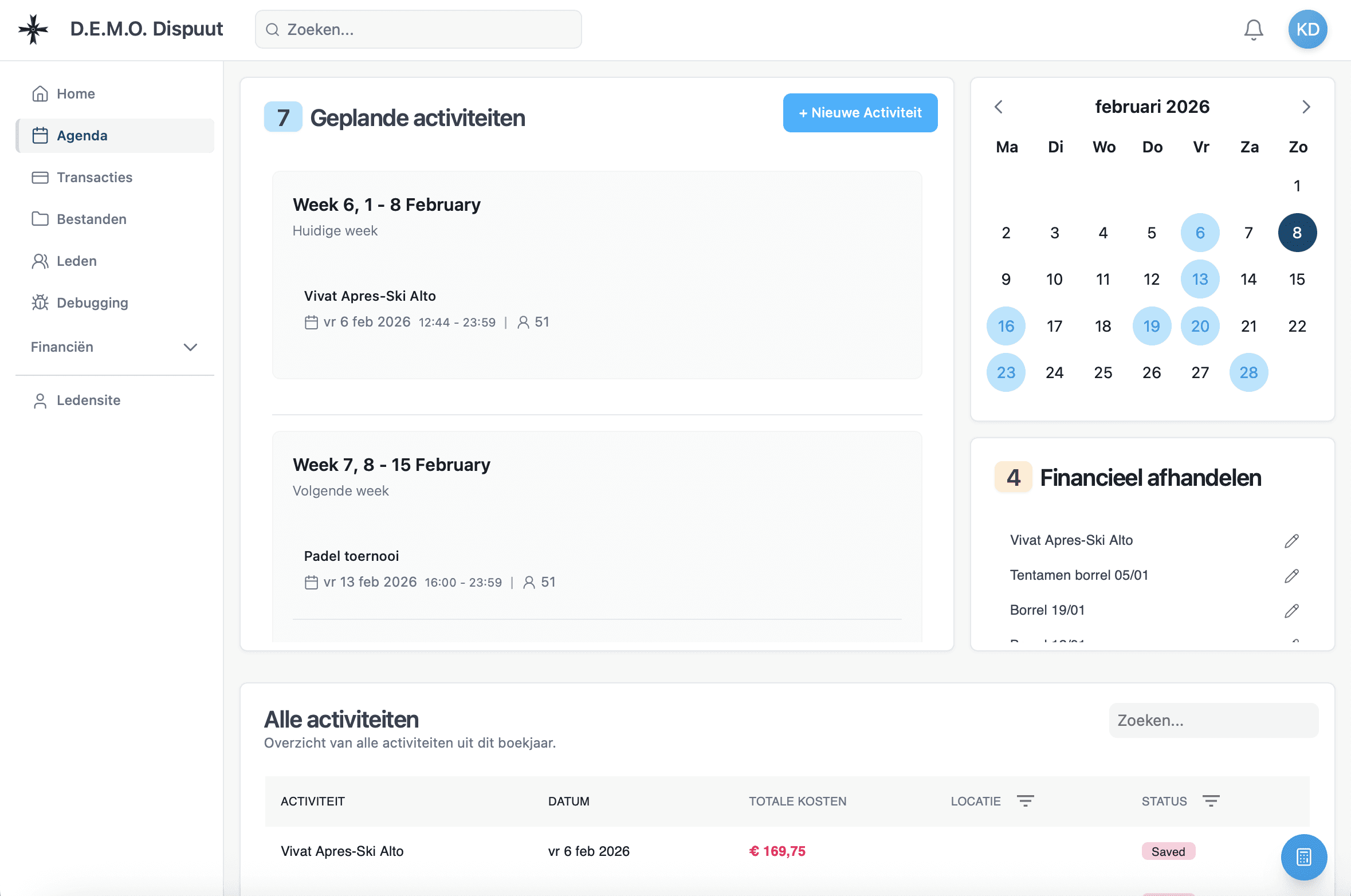 An image of Dreelio's dashboard