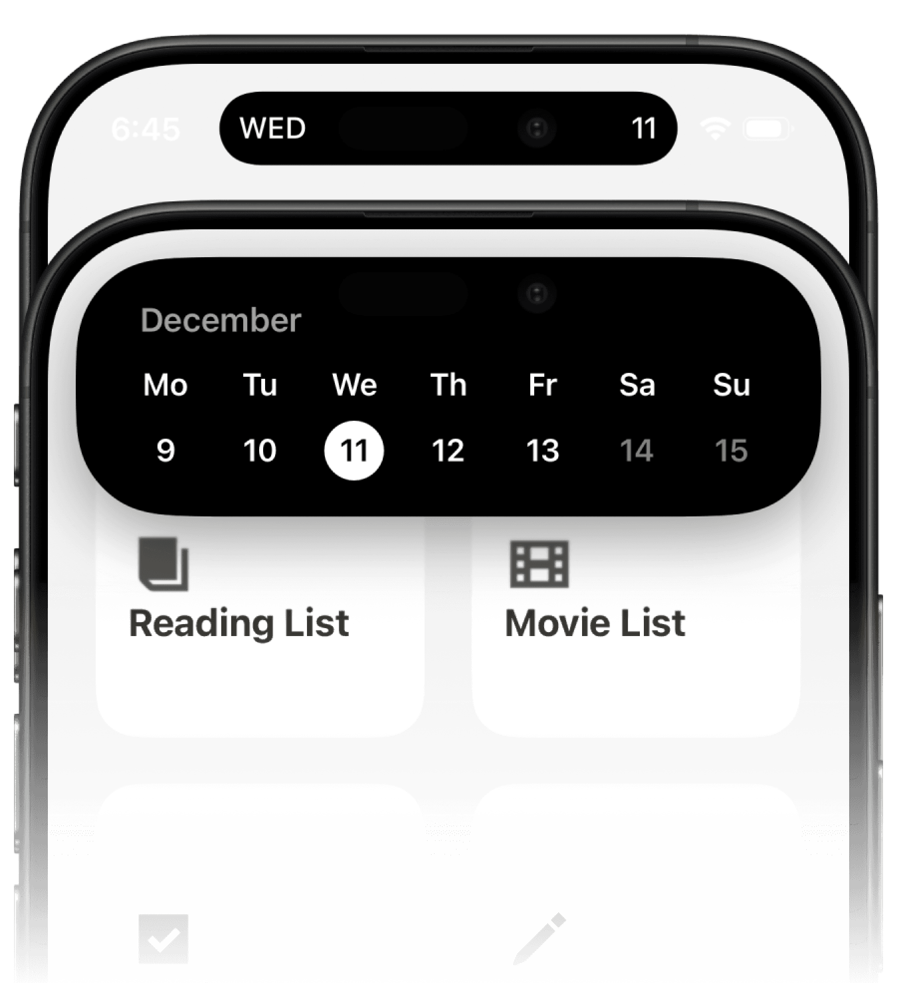 Dynamic Island widgets