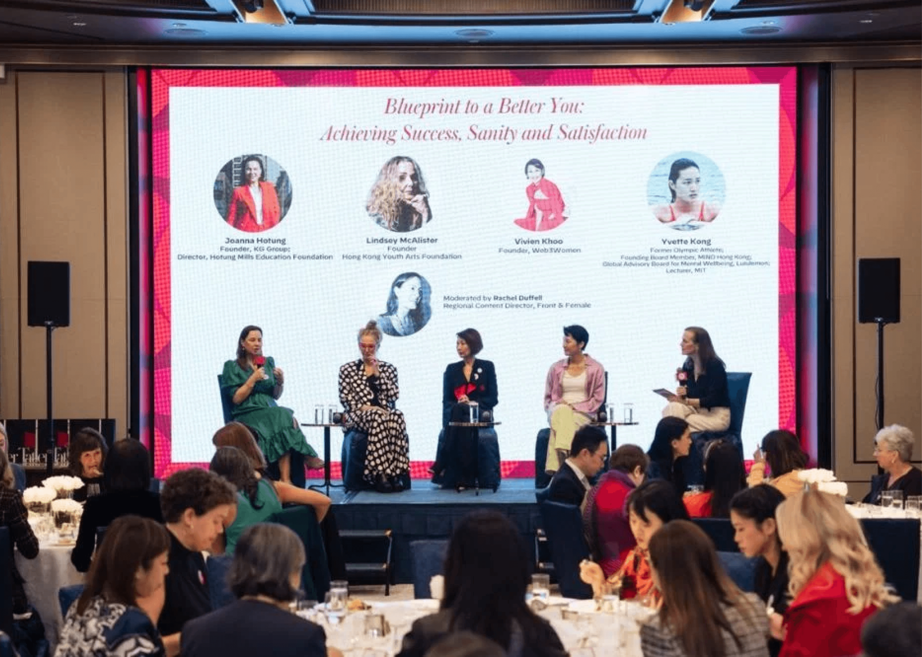 L-R: Joanna Hotung, Lindsey McAlister,  Vivien Khoo, Yvette Kong, Rachel Duffell (Photo: Tatler Hong Kong / Humphrey Ng)