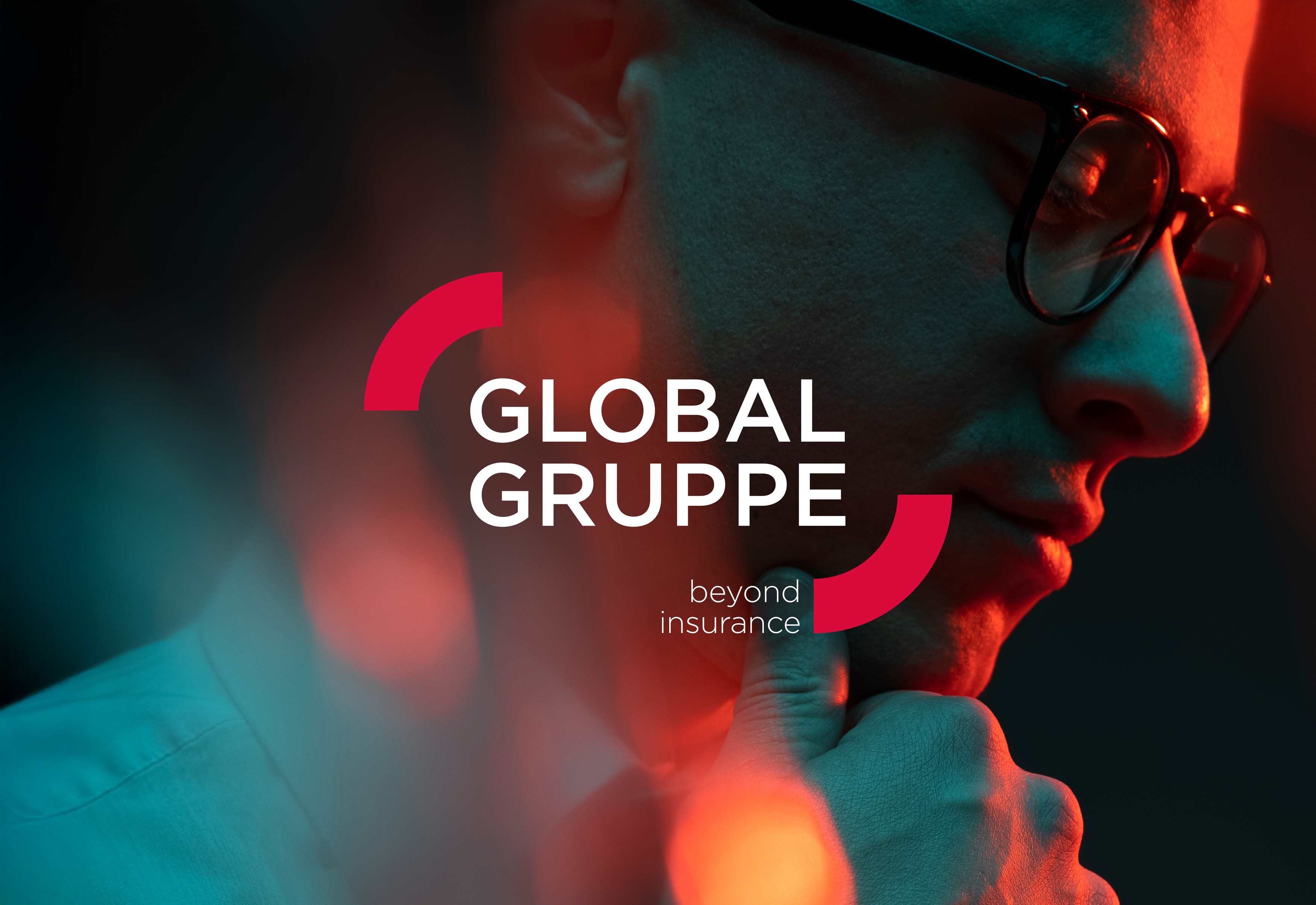 Logo Design für die Global Gruppe – modernes, klares Wortzeichen als Teil des neuen Corporate Designs.