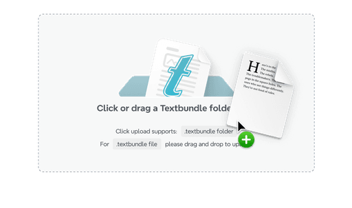 Upload a TextBundle file to begin the TextBundle to Mind Map conversion process.