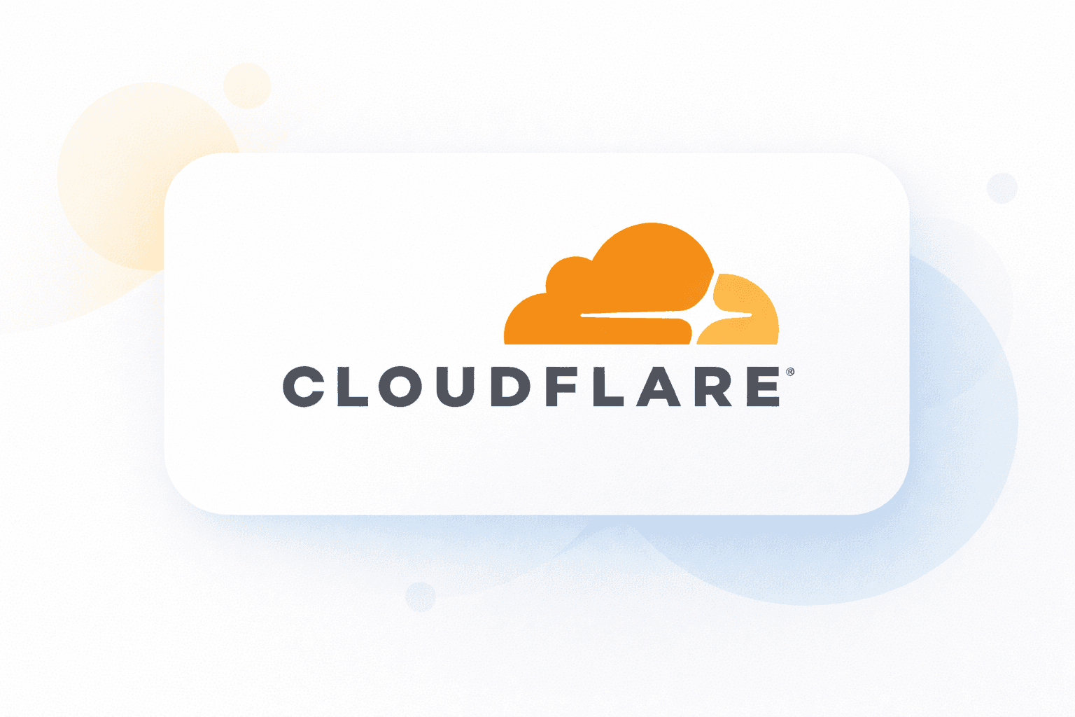 Cloudflare for startups credit program