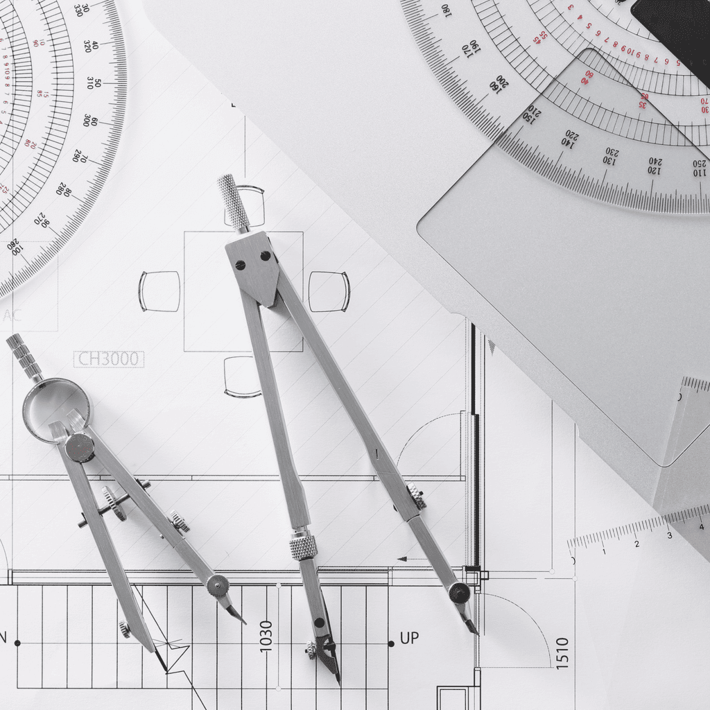 white and gray dumpy level