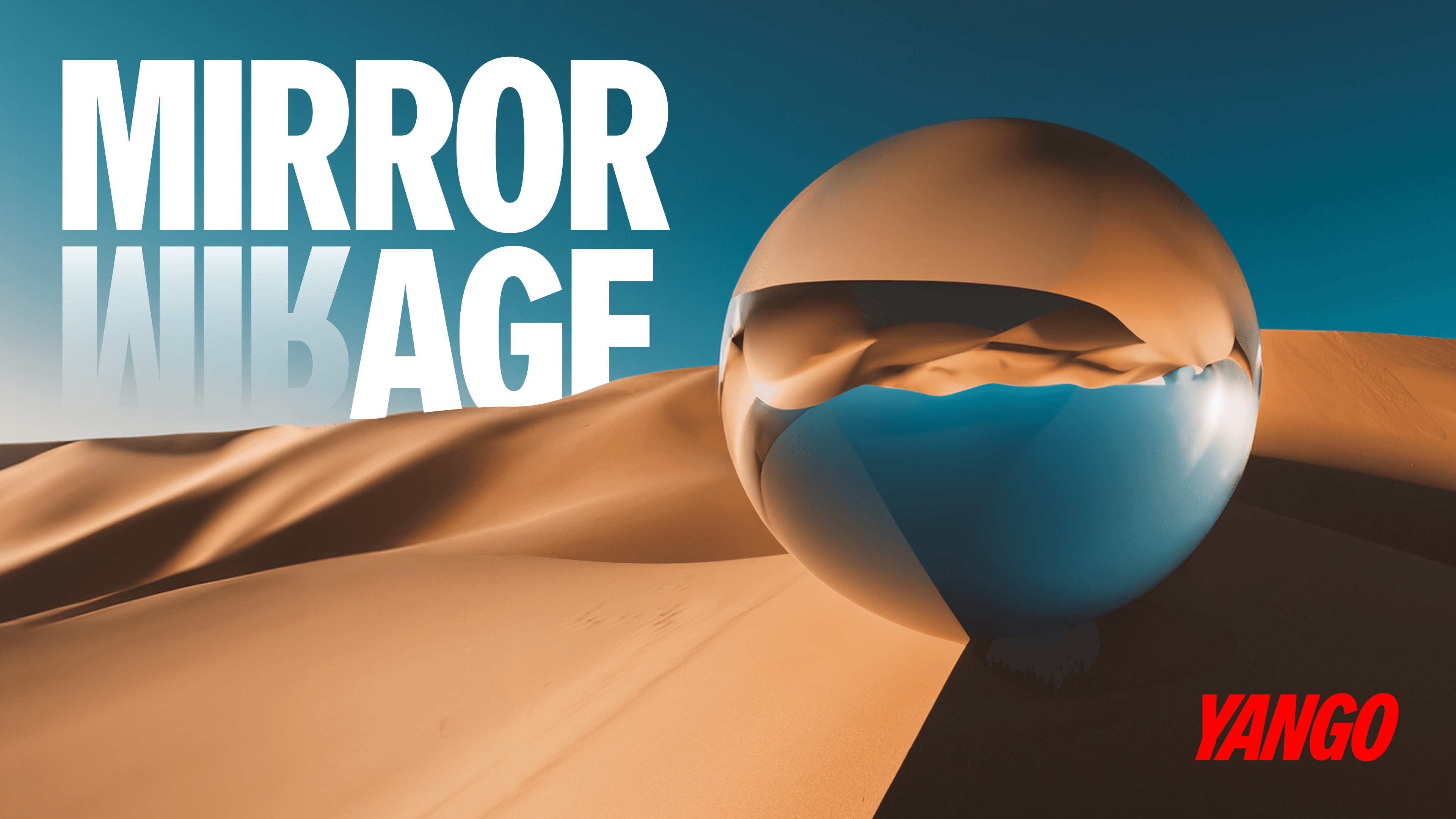 Event poster for Yango corporate activation, designed by our team as part of the visual concept