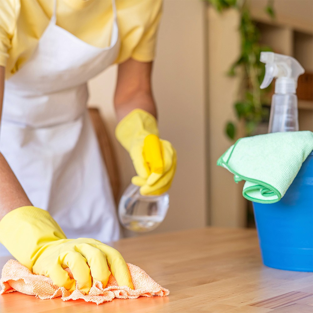 Website demo layout for house cleaning and maid service businesses featuring pricing, services, and easy booking buttons.