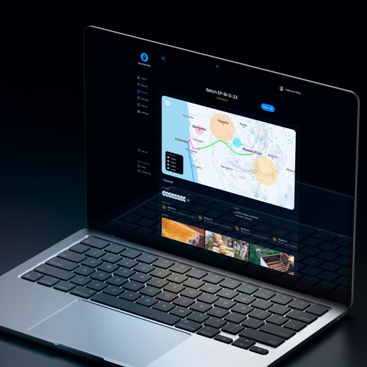 person using MacBook Pro
