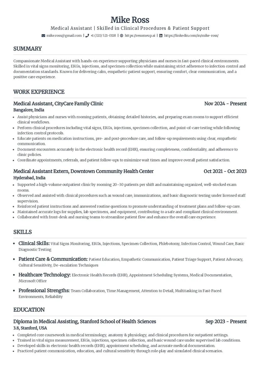 resume template
