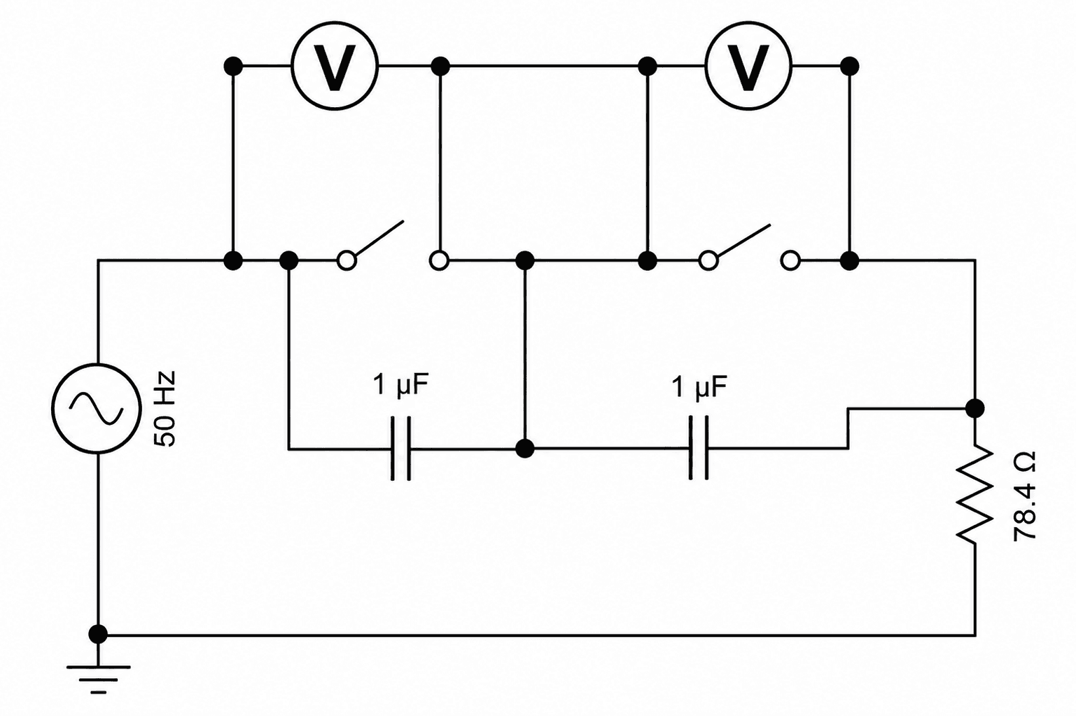 How Grading Capacitor Fix Voltage Distribution