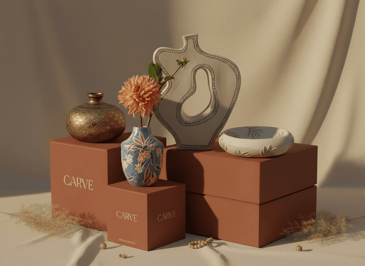 woman holding a phone and man looking at the phone. both are smiling