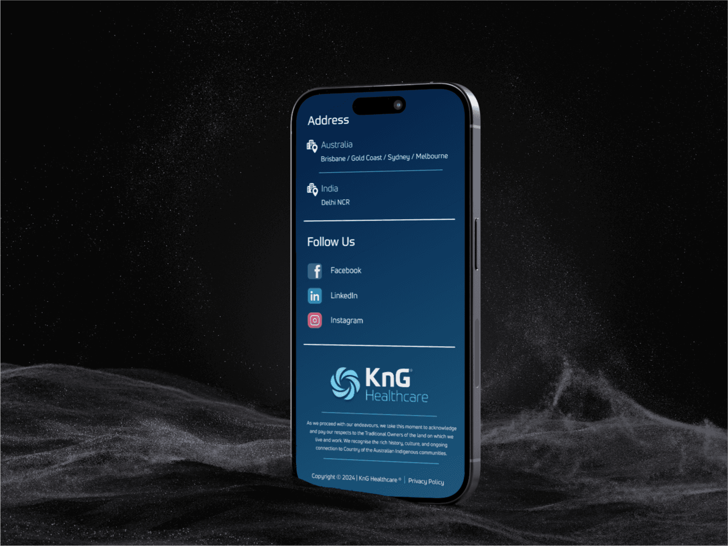 Footer - Mobile Screen
