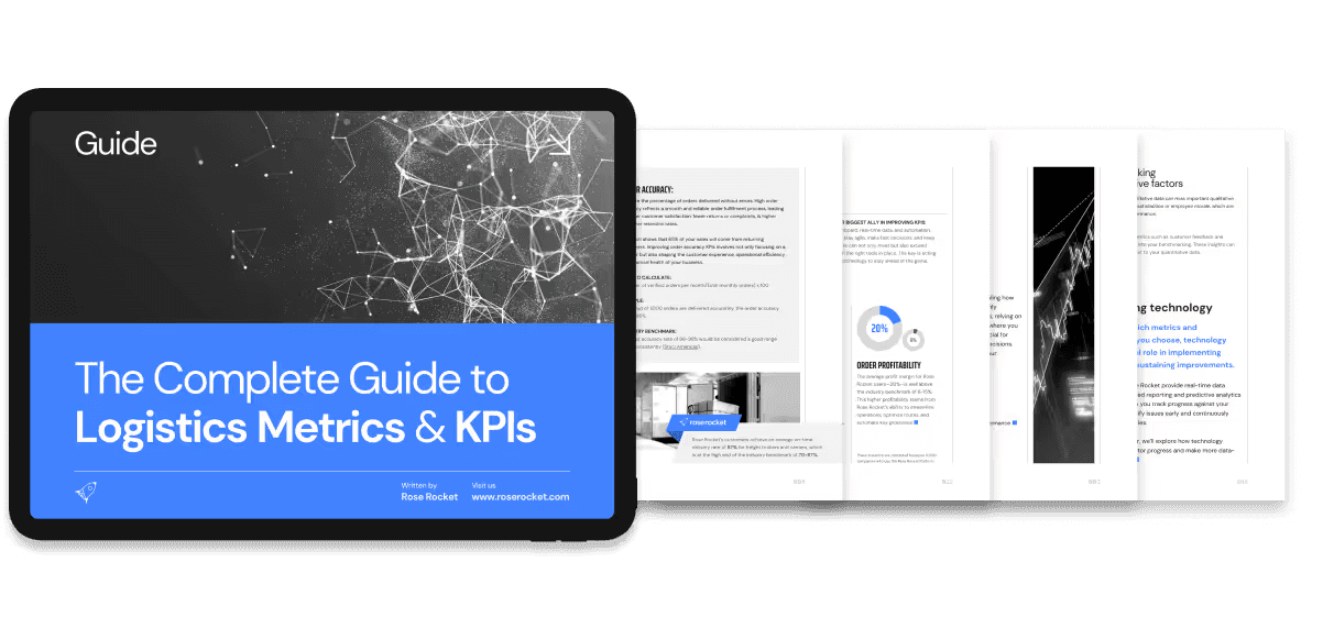 The Complete Guide to Logistics Metrics & KPIs cover