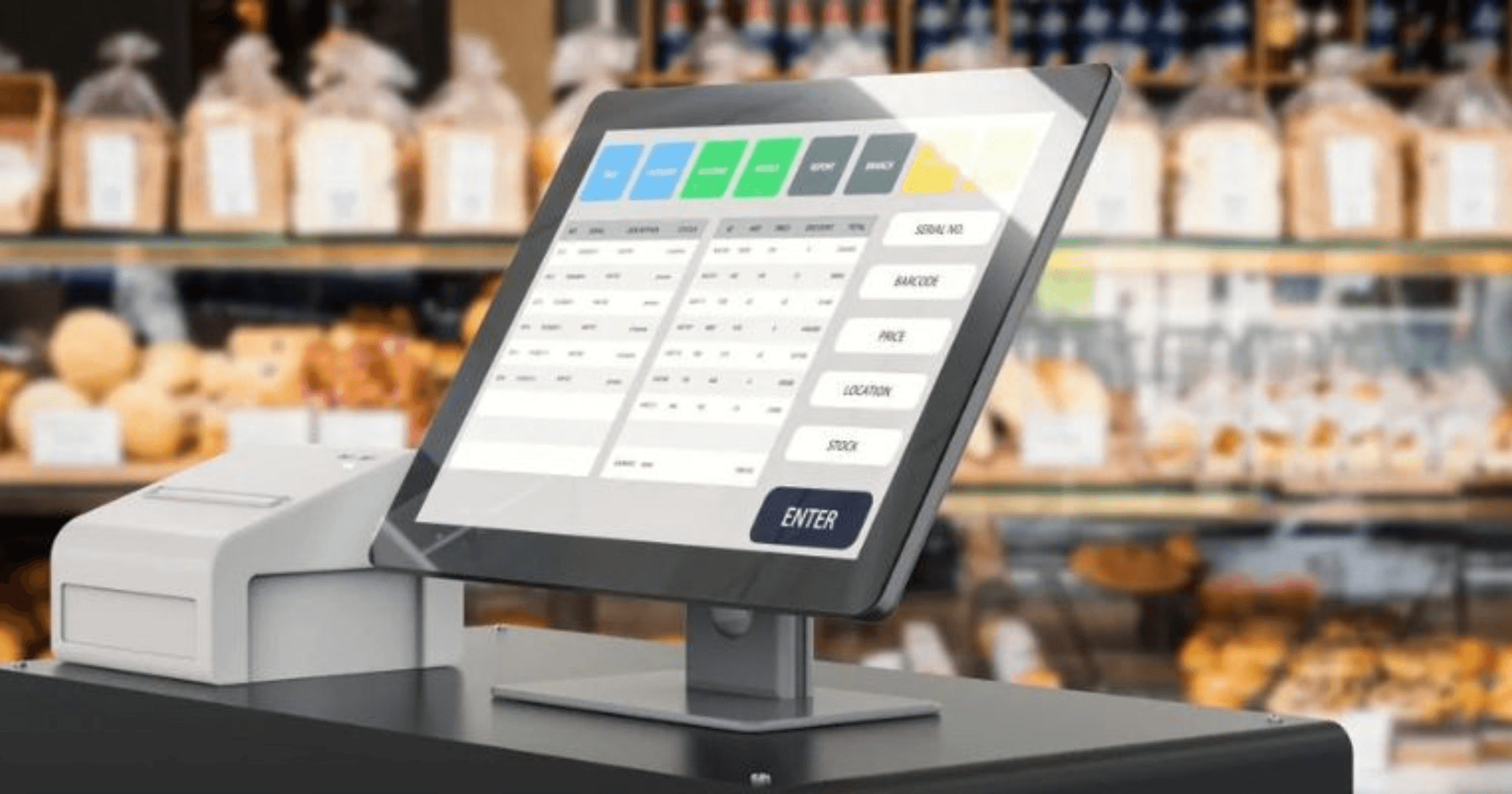 ANSI POS in a bakery
