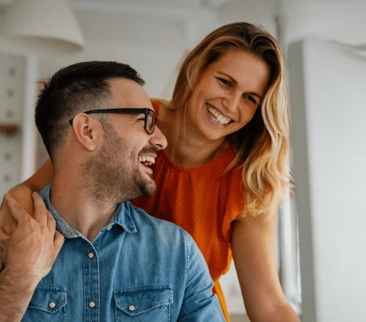 white-and-red houses