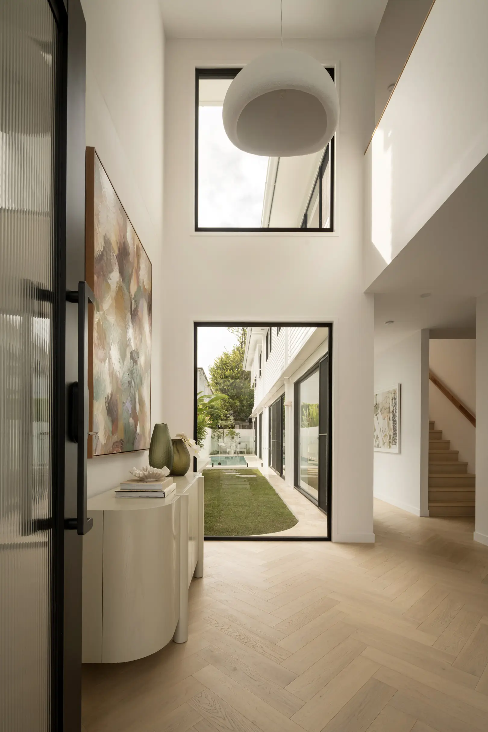 Front facade of Jacaranda House in. Brisbane