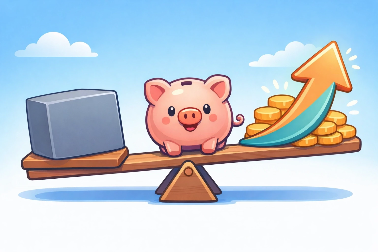 Ilustracija rasta zarade apartmana kroz dinamičko određivanje cijena i veći profit.