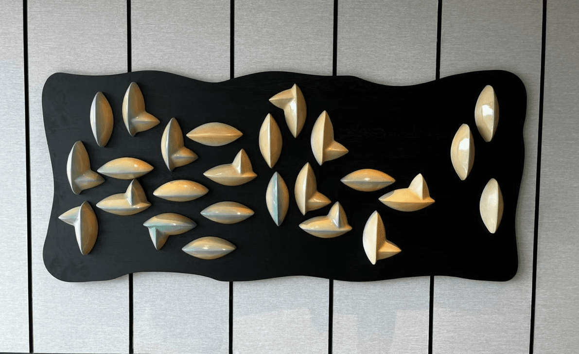 Rekhaa Rekhaa traces the purity of proportion.  A linear console where simplicity becomes sculpture