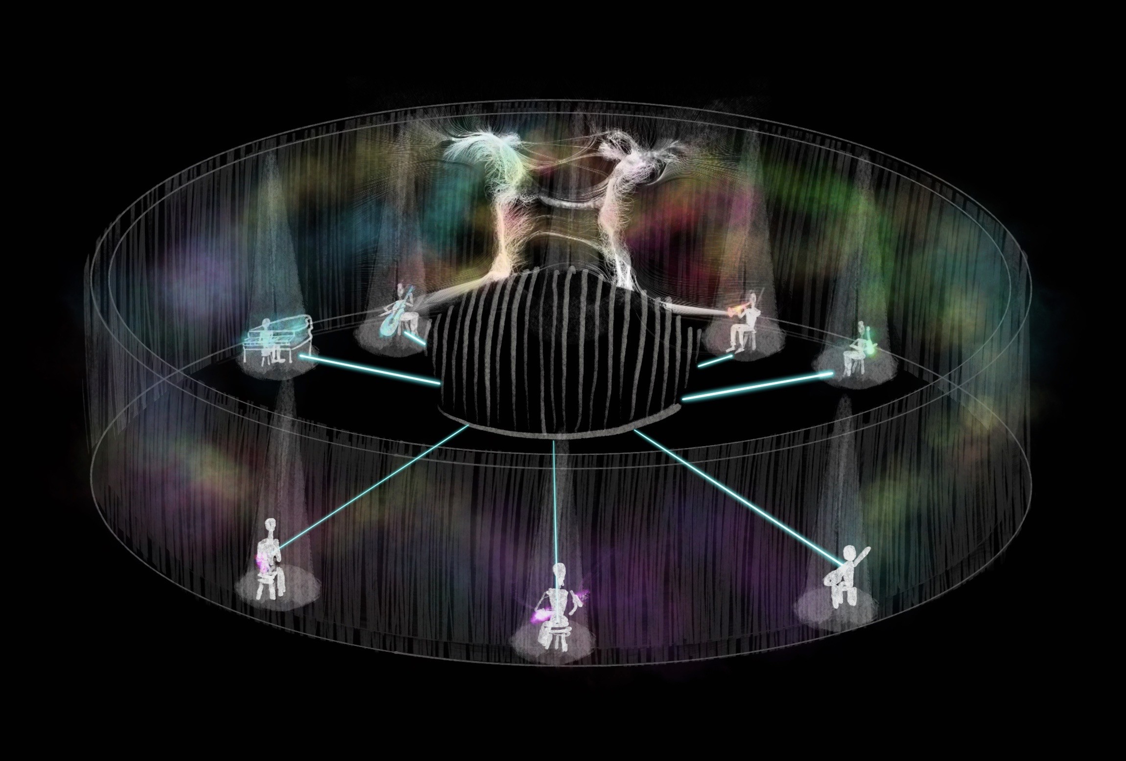 Immersive art installation for BMW by RenaiXance.