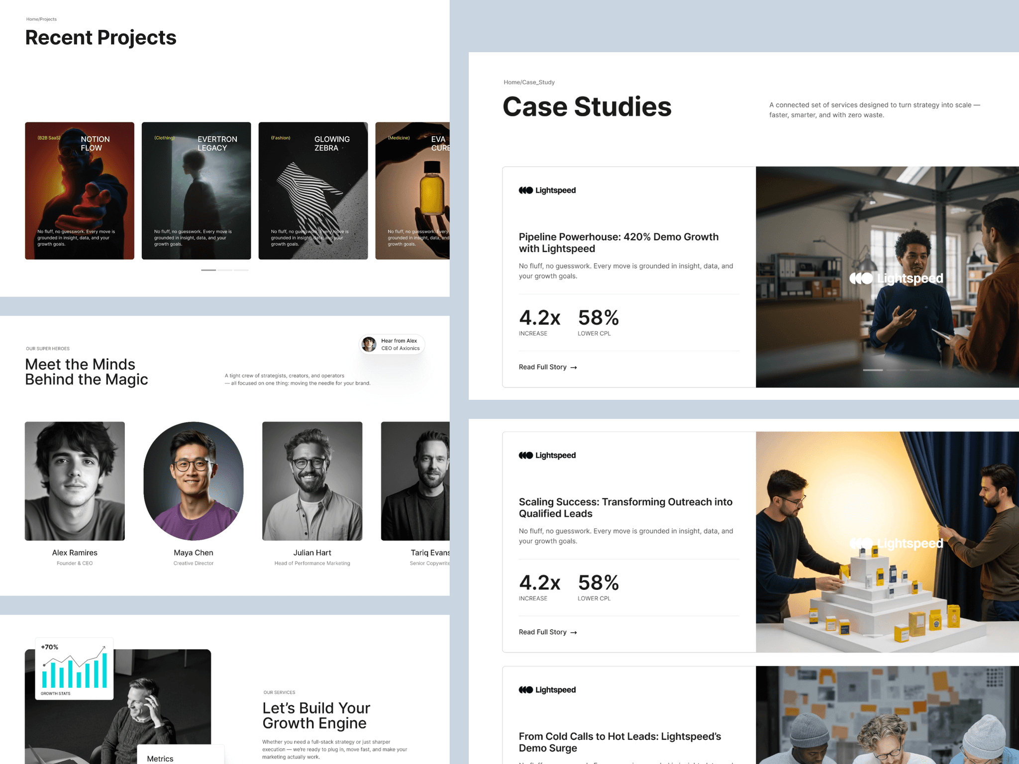 Marketing Agency Website