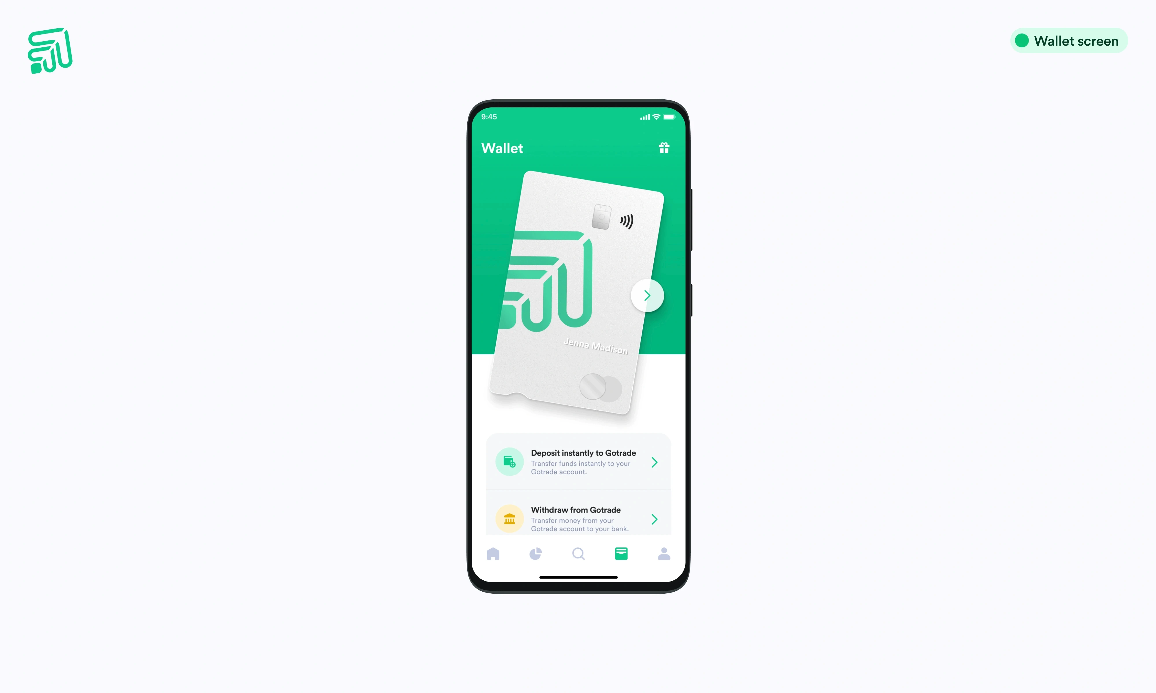 Gotrade Redesigning Investing Wallet Screen