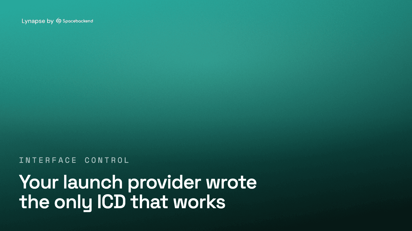 Your Launch Provider Wrote the Only ICD That Works