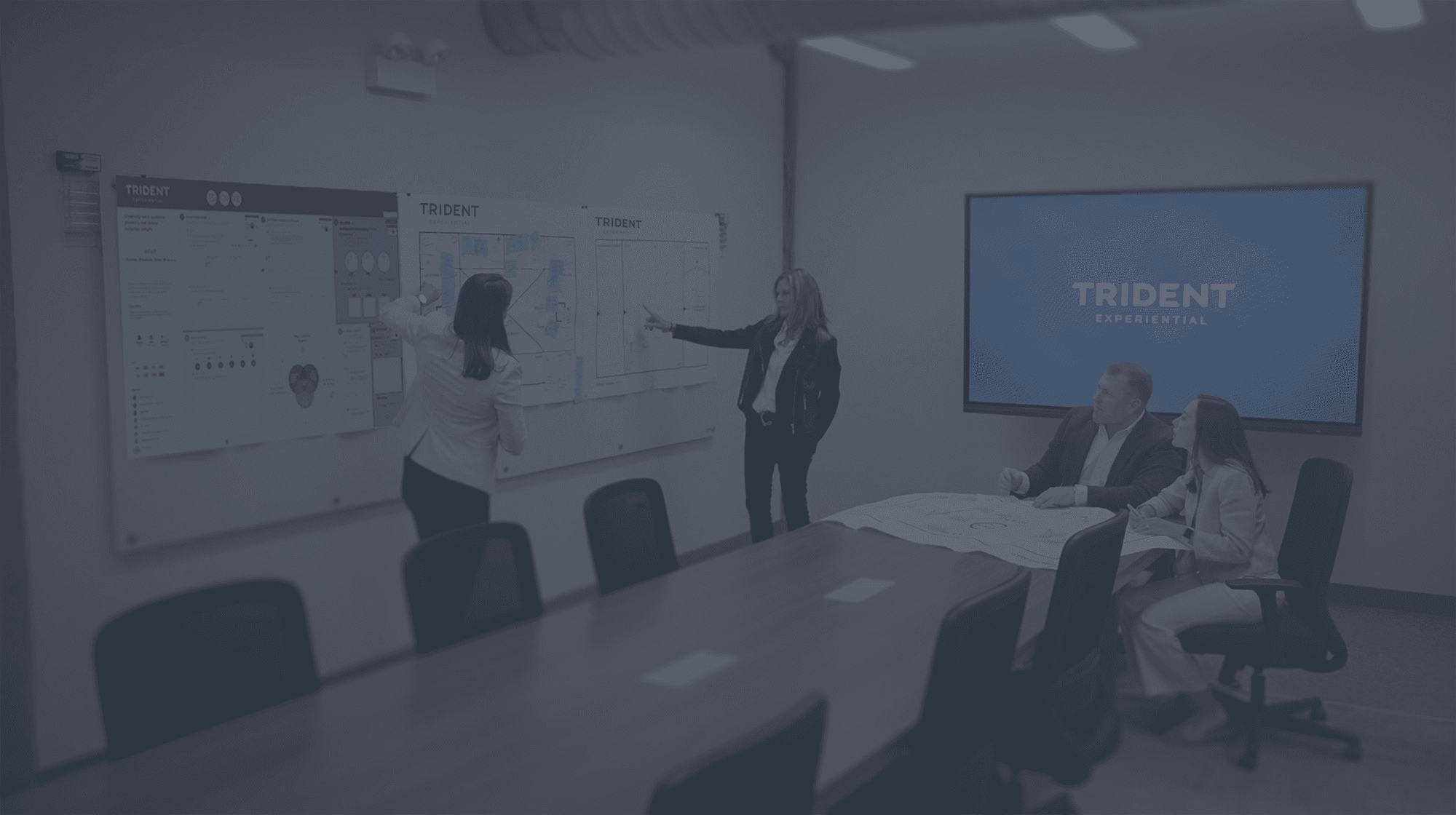 photo of trident staff meeting