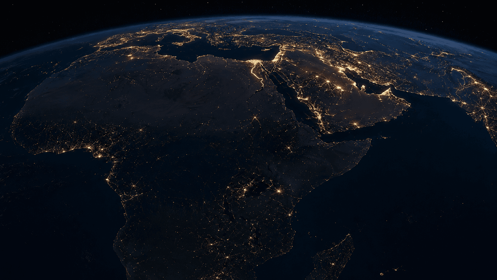 Bloxbitz Startup Aerial over Africa