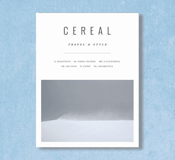 Invitation Design for the launch of Cereal Magazine in India