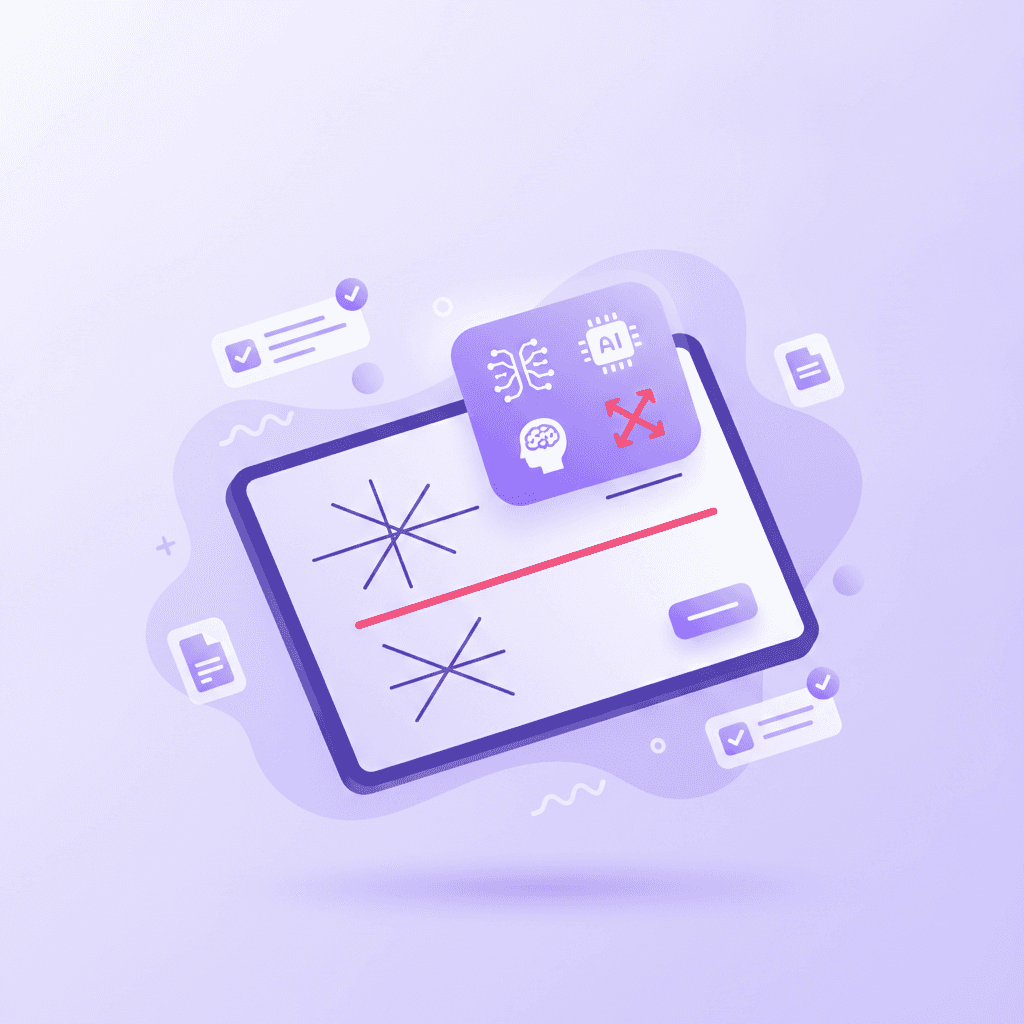 Digital canvas correcting a math problem step-by-step