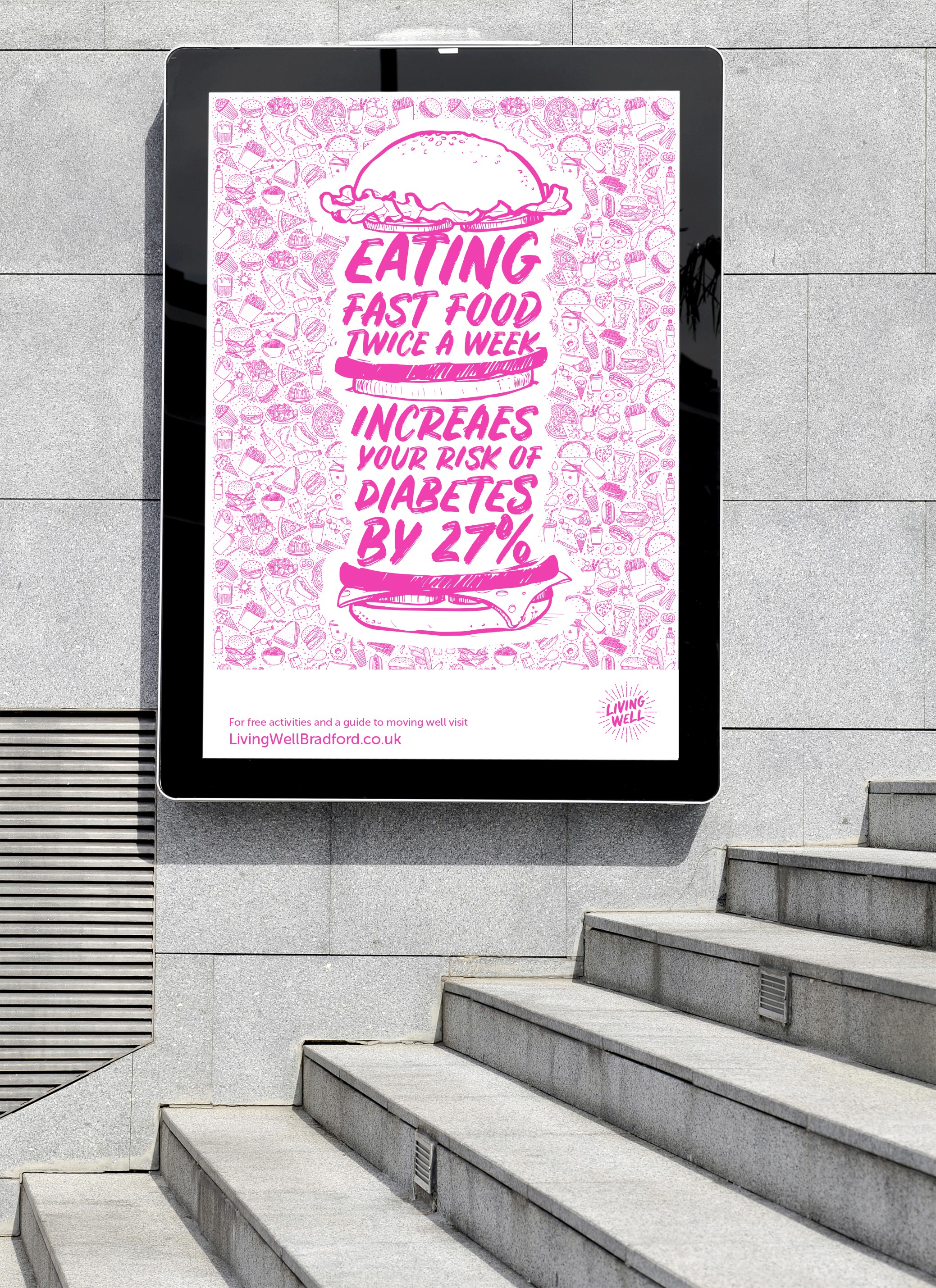 Bradford Living Well poster