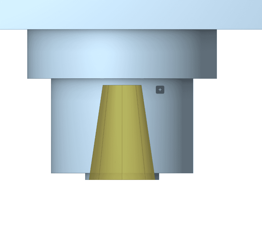 Assemblage complet d’un outil dans ENCY 3.0 avec outil de coupe, porte-outil, adaptateurs et système de montage.
