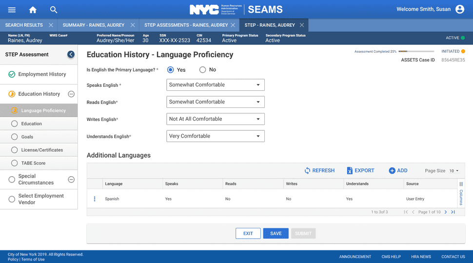 alt SEAM NCP Assessment