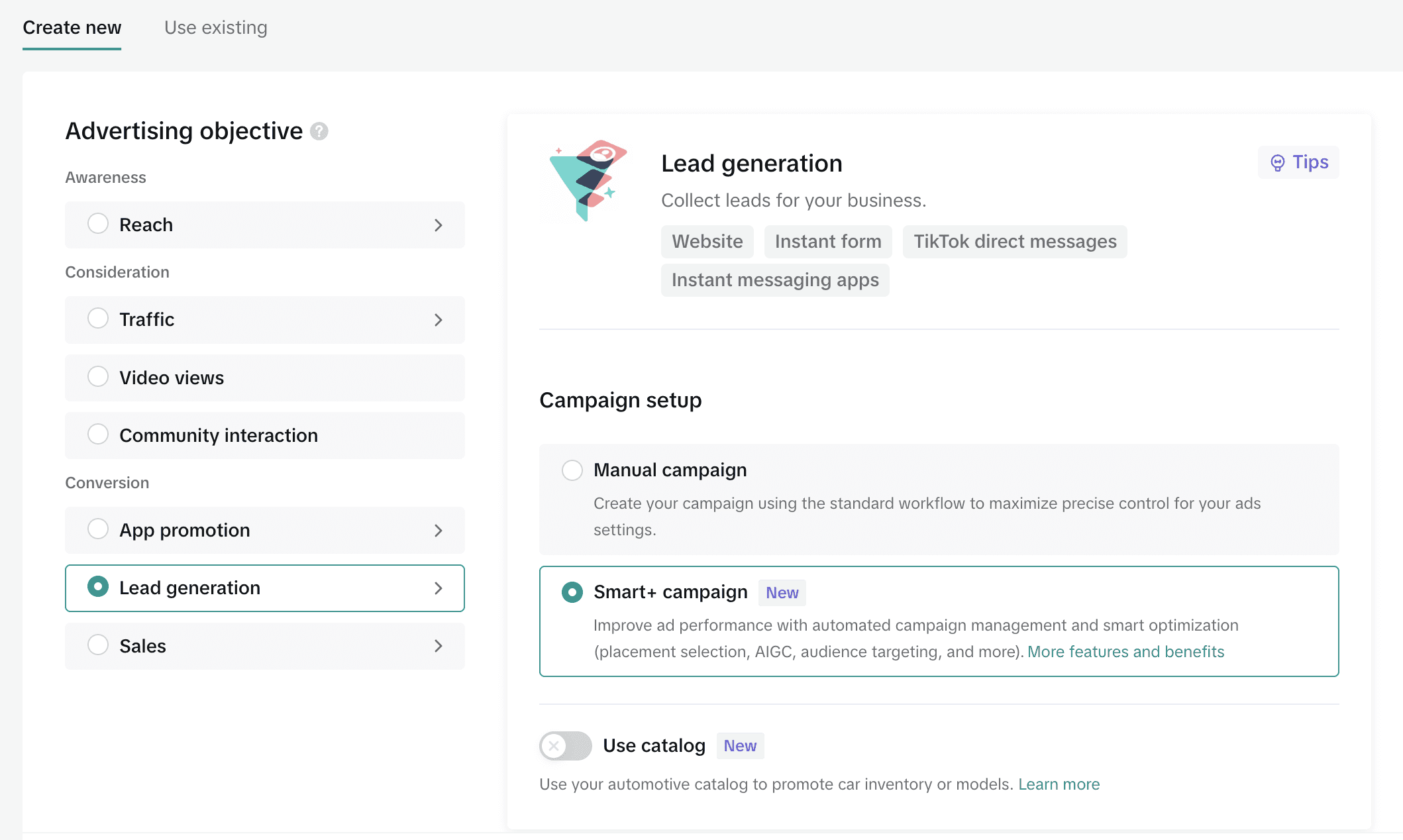 set up TikTok campaign