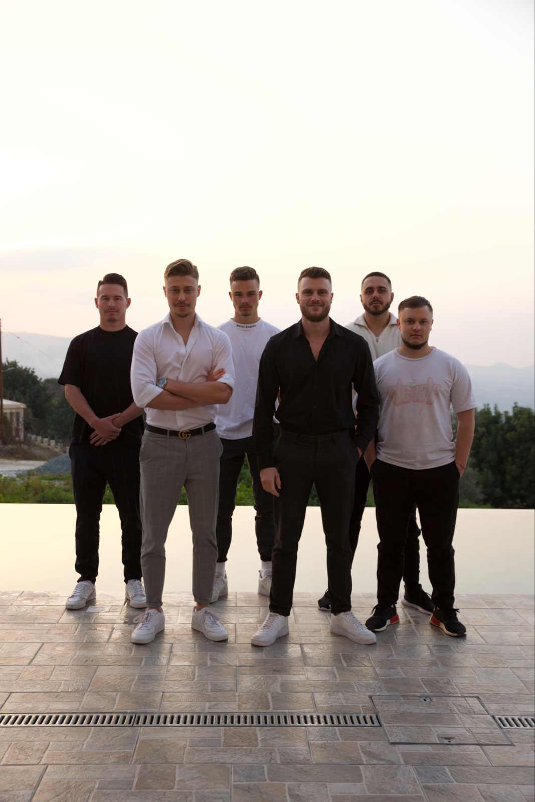 lasse landeck und sein team, team-foto