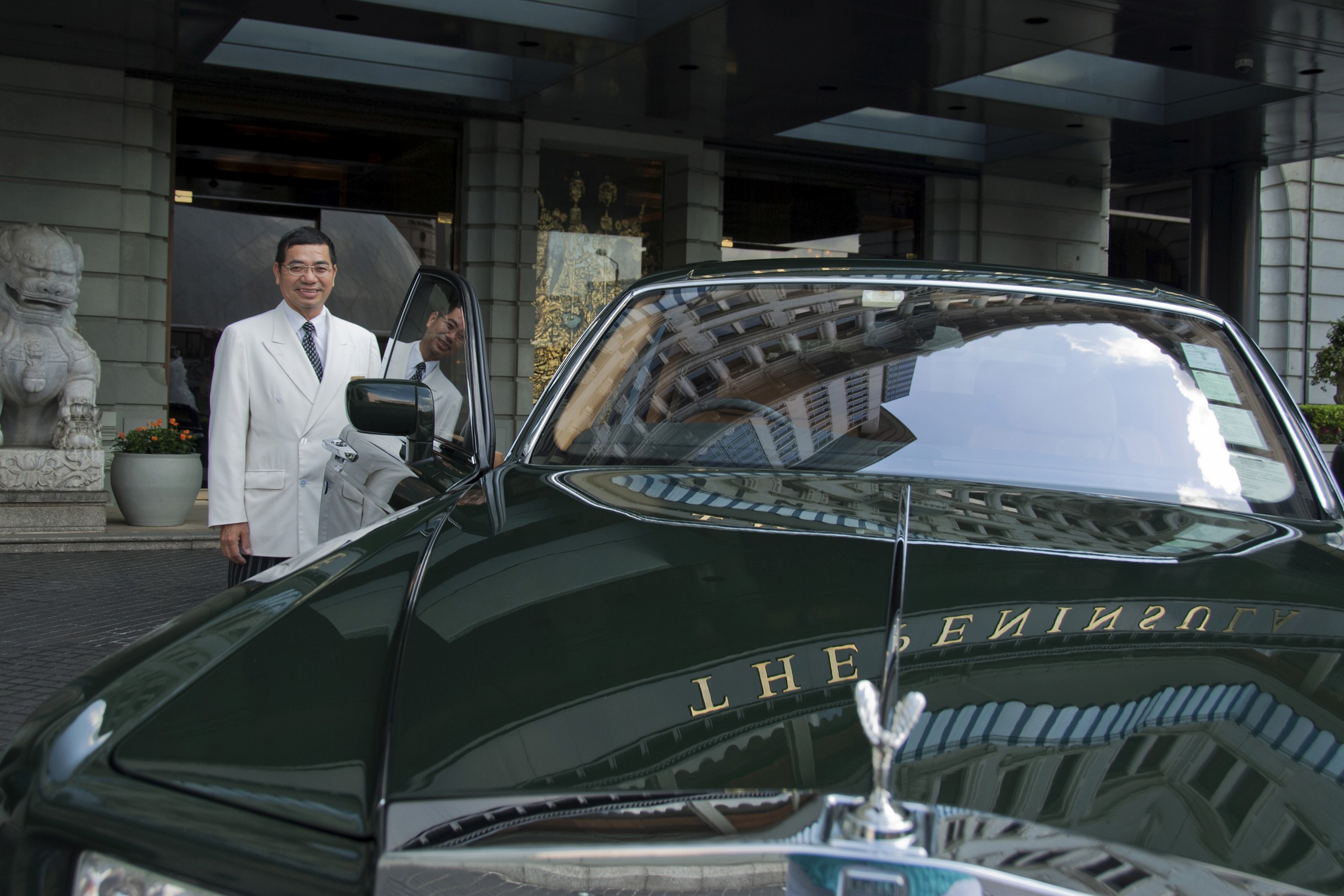 The Peninsula Hong Kong has a fleet of Rolls-Royce
