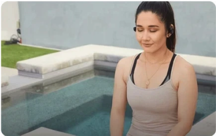 Researcher fitting Emotiv EEG headset