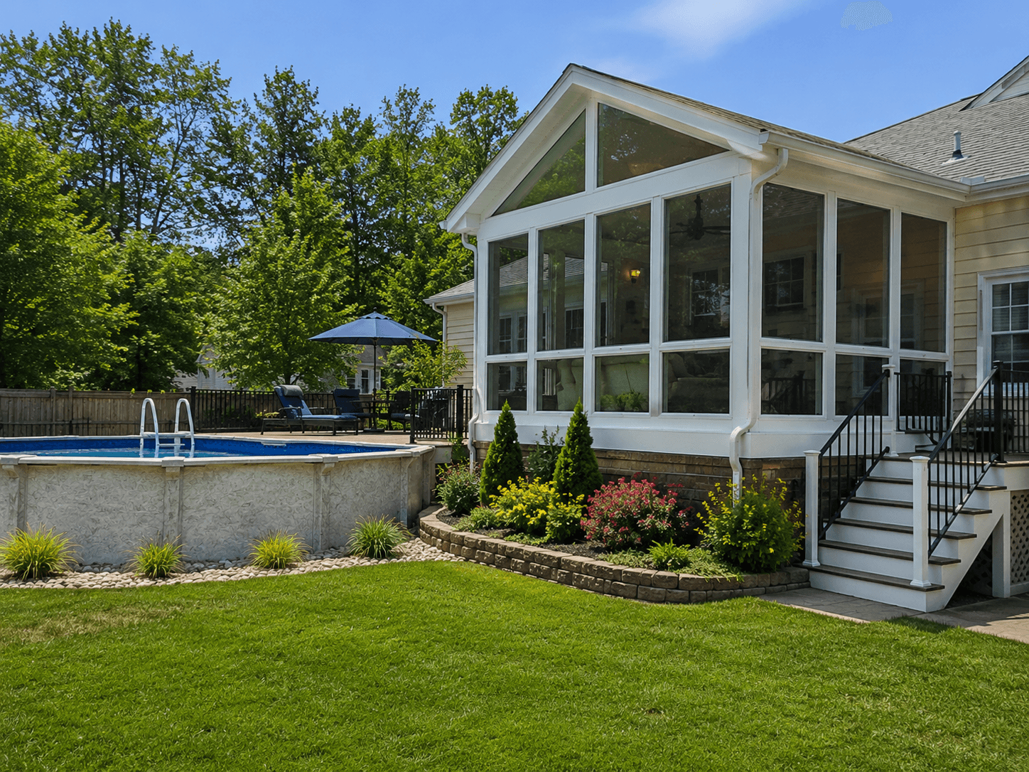 Decks and Additions R Us Sunroom Builder Triad NC