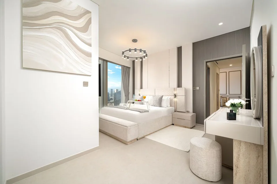 Downtown bedroom designed by PROPUP