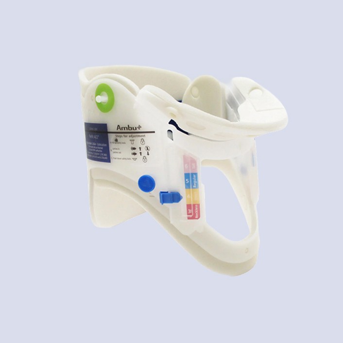 blue textile on white table