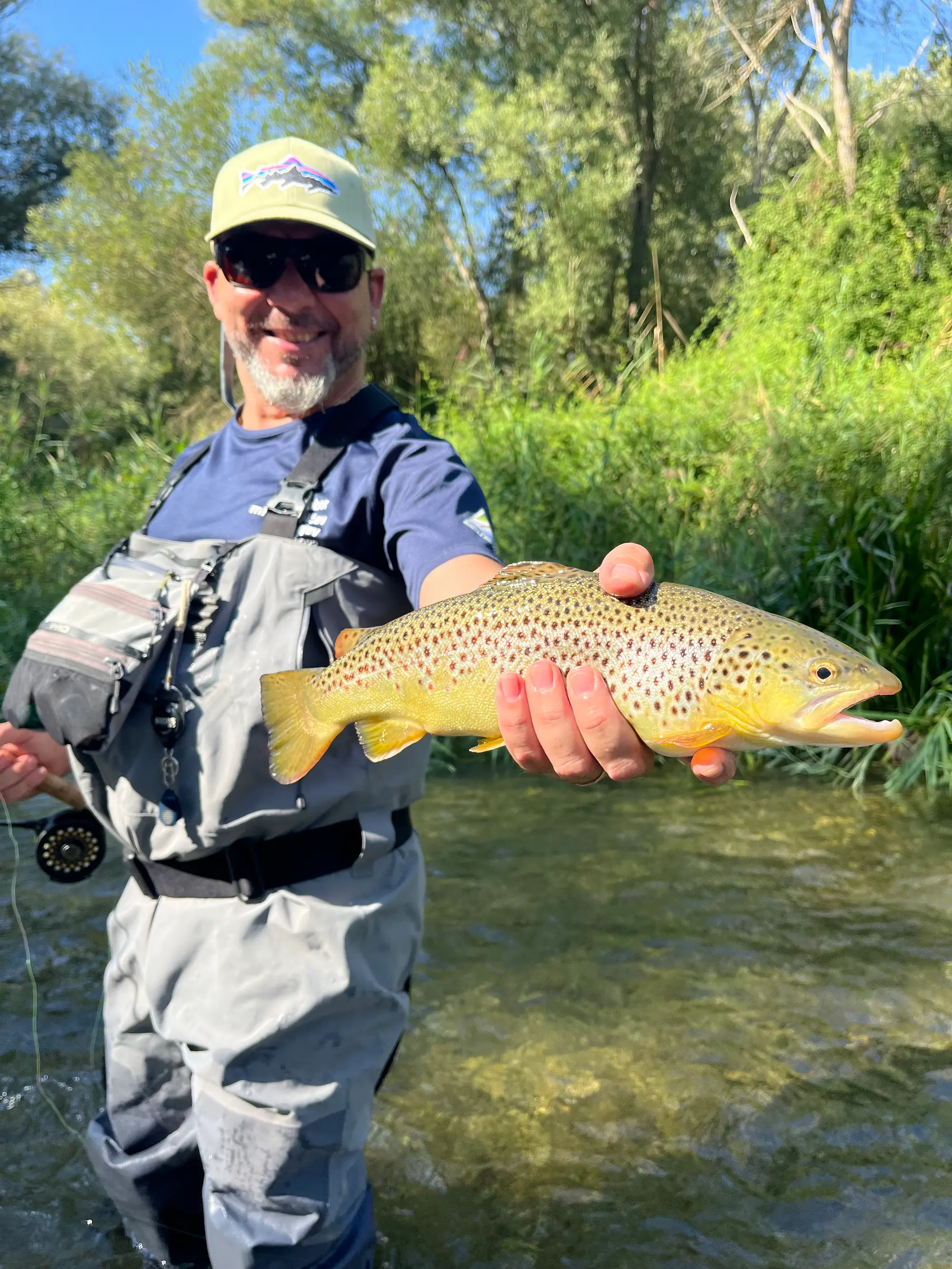 guided fly fishng days near Barcelona