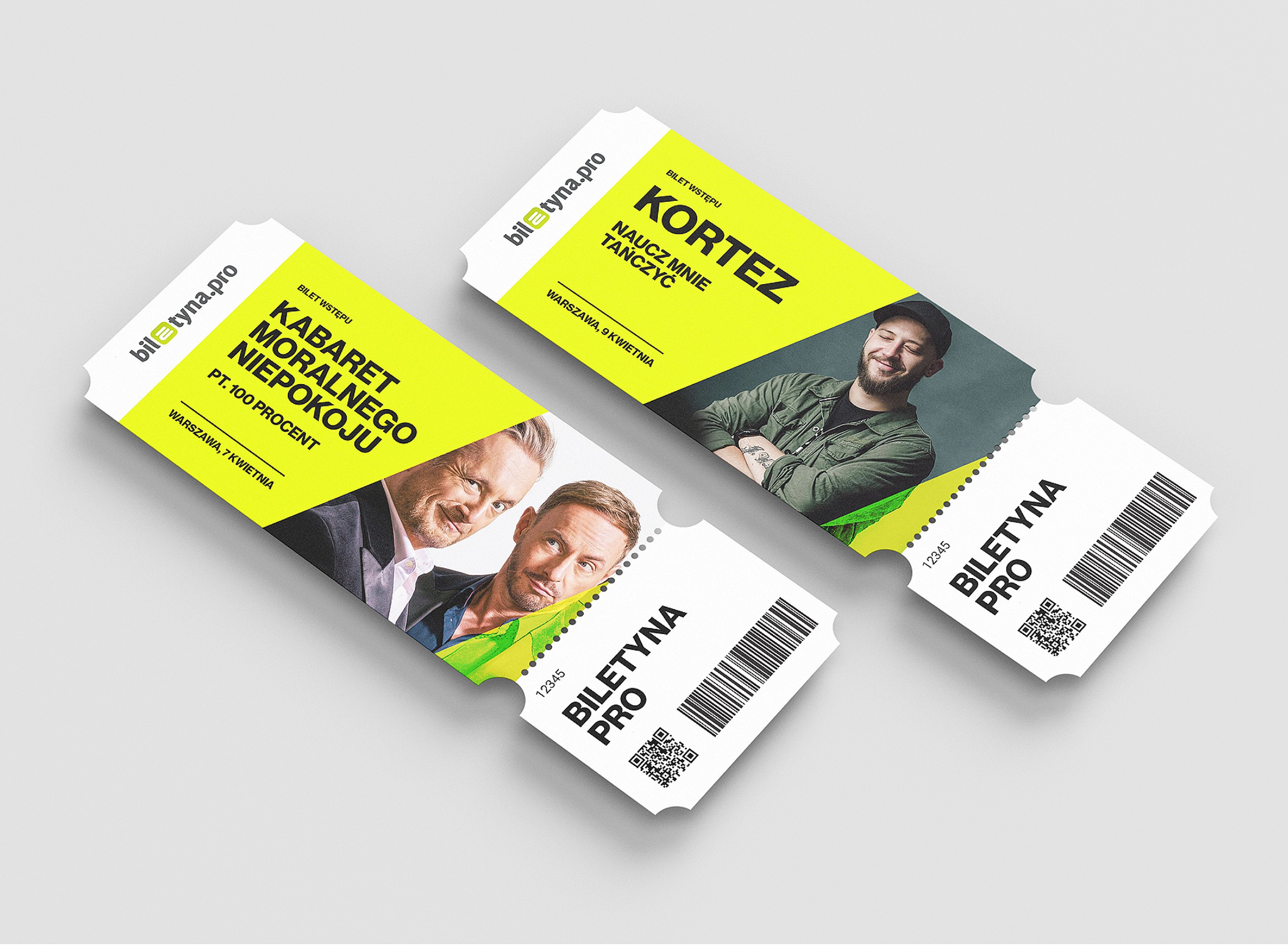 Biletyna Ticket Mockups