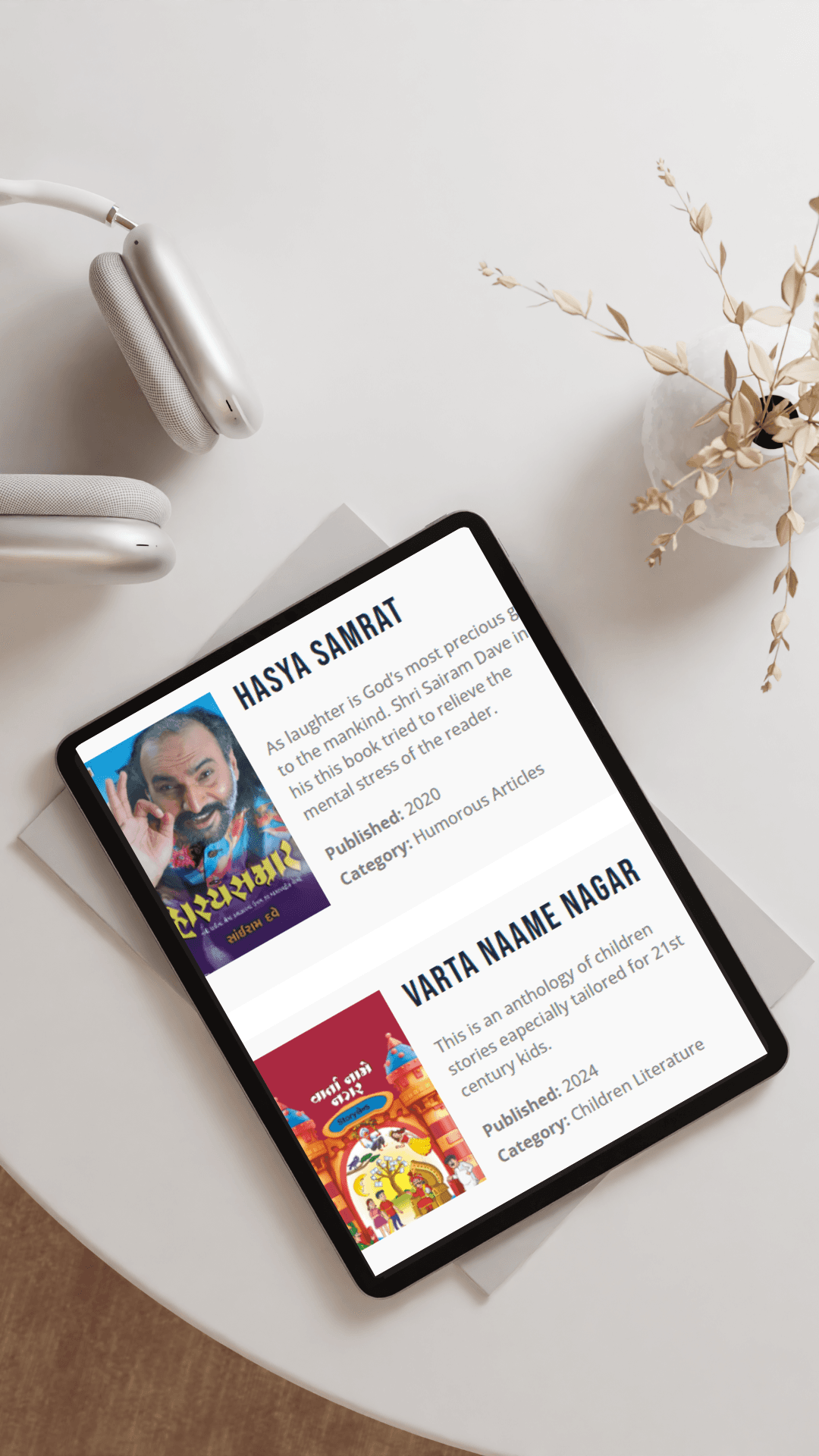 A mockup of screenshot from website